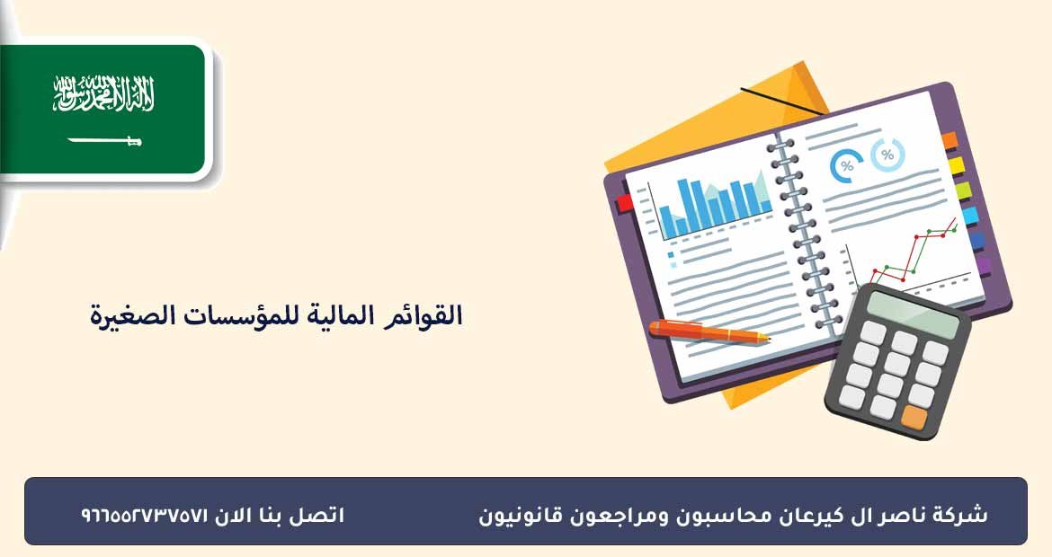 القوائم المالية للمؤسسات الصغيرة